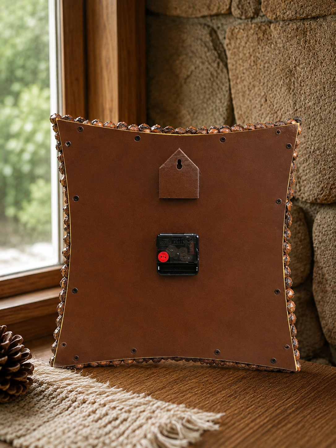 Pine Crown Wall Clock